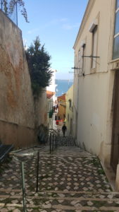 walking in Alfama district-Lisbon-Portugal-FootprintsinCulture