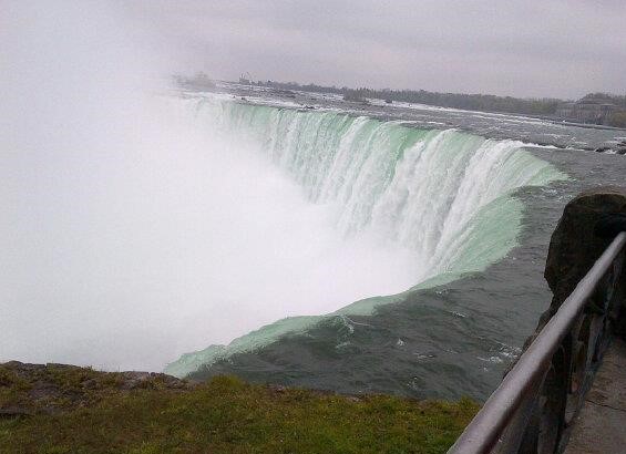 Top of Horseshoe Falls-Niagra Falls-Canada